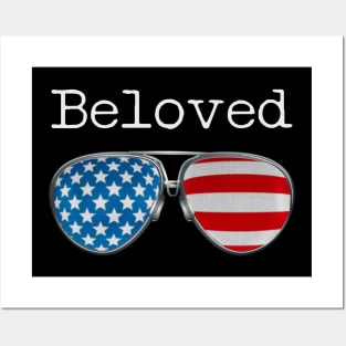 USA PILOT GLASSES BE LOVED Posters and Art